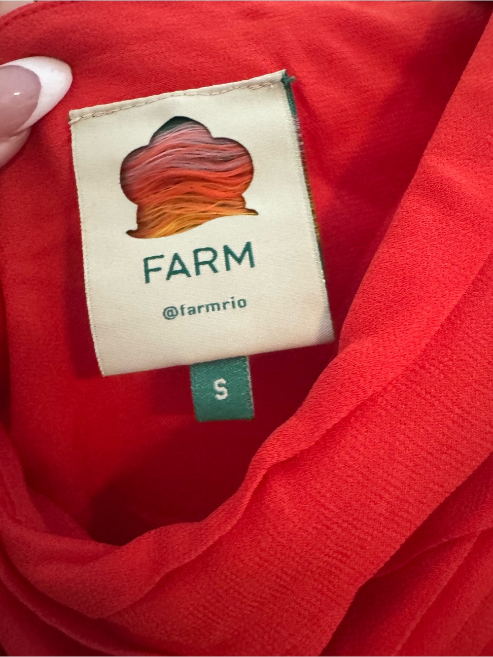 Farm Rio Rose One-Shoulder Blouse - Picture 6 of 9